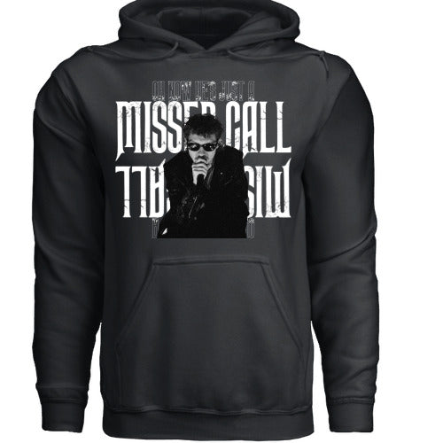 ‘MISSED CALL’ CONCURT GRAPHIC HOODIE