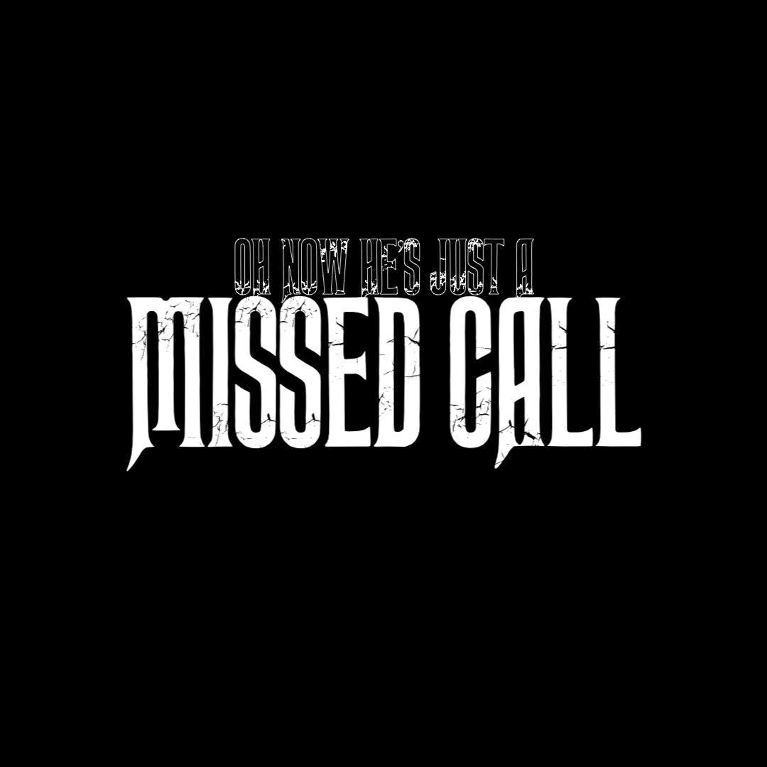 ‘MISSED CALL’ CONCURT GRAPHIC T-SHIRT
